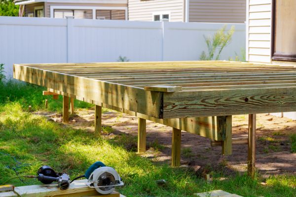Elevated Deck Installation in Edison