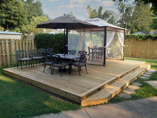 Backyard Deck Installation in Edison